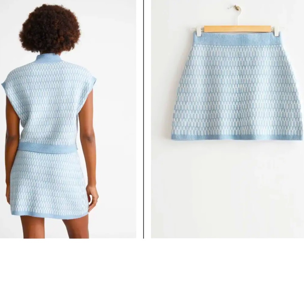 NEW with tags wool mini skirt!